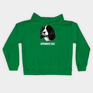 English Springer Spaniel Dad Kids Hoodie